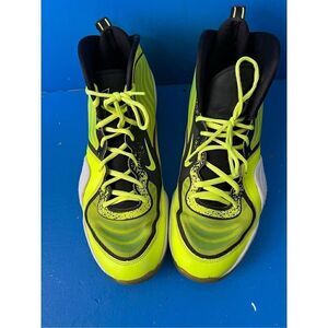 Nike Air Penny 5 V Mens Highlighter Volt Yellow Black White 628568-701 Size 12